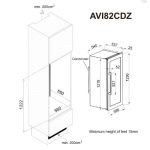 Vinoteca Avintage AVI82PREMIUM plano en