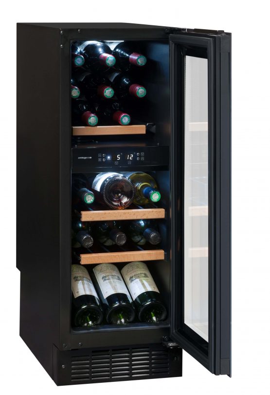 Vinoteca Aintage AVU18TDZA abierta Vinoteca Aintage AVU18TDZA abierta