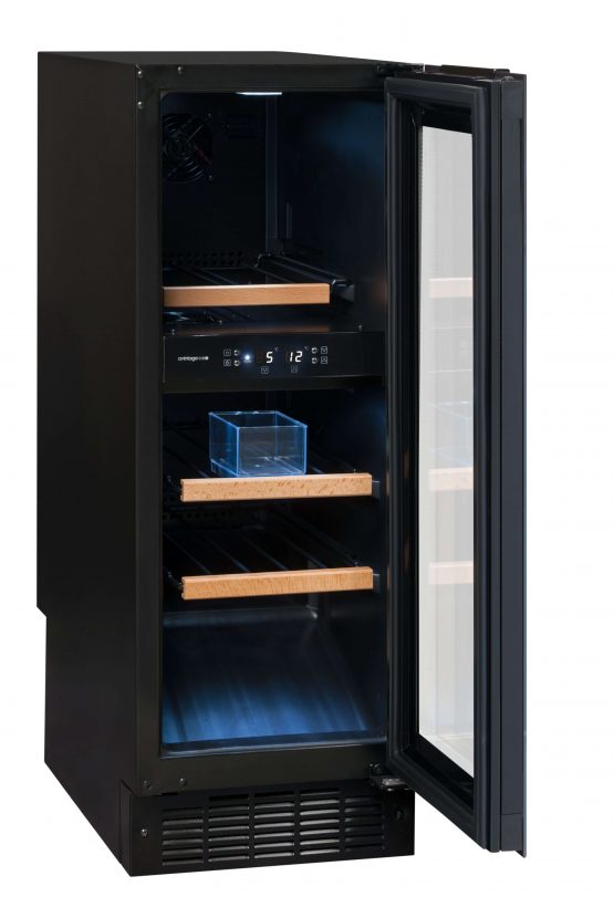 Vinoteca Aintage AVU18TDZA lateral abierto vacia Vinoteca Aintage AVU18TDZA lateral abierto vacia