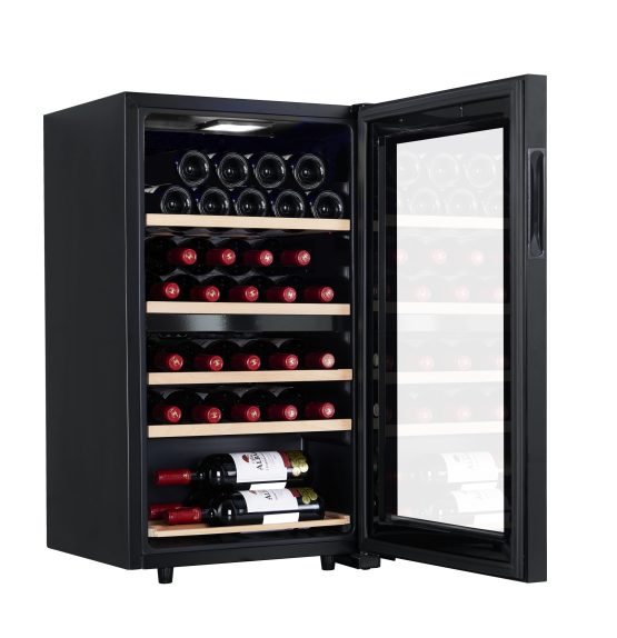 Vinoteca La Sommeliere SLS32DZNegra Puert abierta Vinoteca La Sommeliere SLS32DZ - Imagen 5