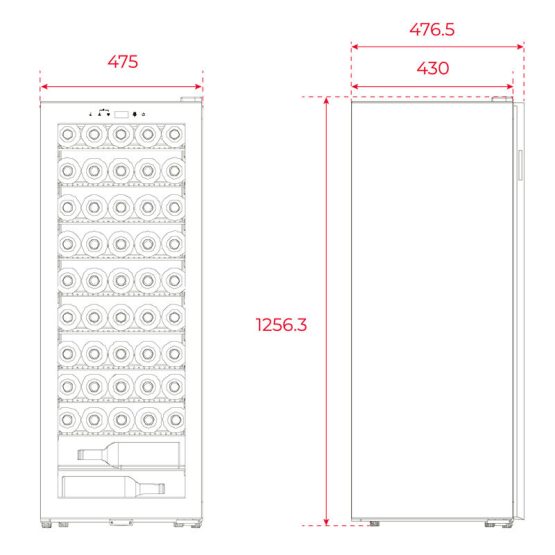 Vinoteca Teka RVF10051 plano encastre