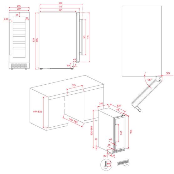 Vinoteca Teka RVU10020 plano encastre