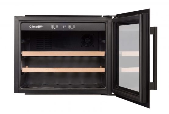 vinoteca climadiff cbi28s1b encastrable frontal abierta