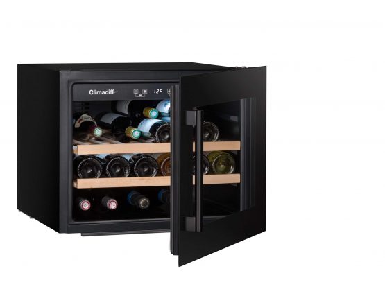 vinoteca climadiff cbi28s1b encastrable lateral abierta