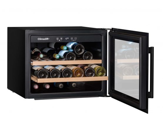 vinoteca climadiff cbi28s1b encastrable laterl abierta