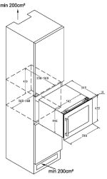 vinoteca climadiff cbi28s1b encastrable plano encstre