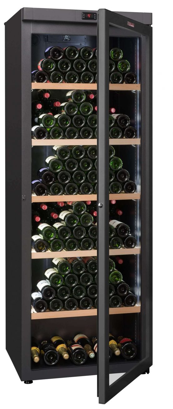vinoteca la sommeliere VIP330V lateral abierta llena vinoteca la sommeliere VIP330V lateral abierta llena