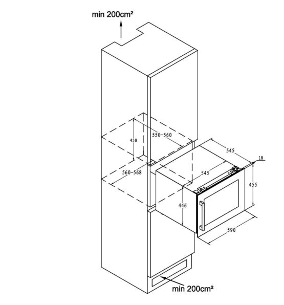 Vinoteca La Sommeliere LSBI28B Plano encastre