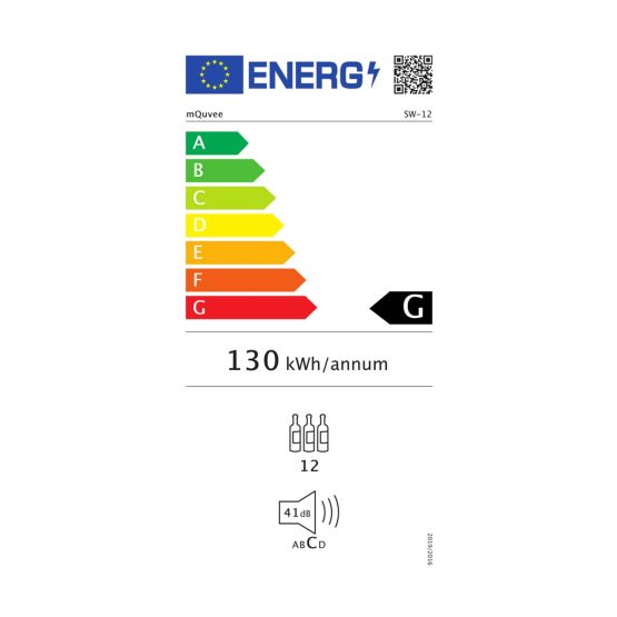 VINOTECA MQUVEE 12INOX clase G