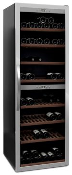 Vinoteca Mquvee 180Inox lateral