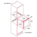 Vinoteca Nodor NorCare V36B plano encastre