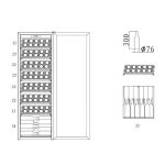 vinoteca mquvee 192Inox plano medidas