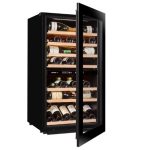 Vinoteca Avintage AVI76PREMIUM entreabierta llena