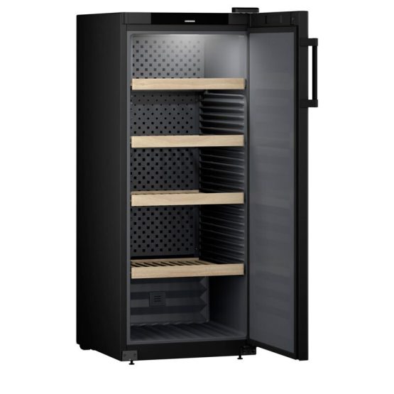 Vinoteca Liebherr WSbl5001 abierta vacia lateral