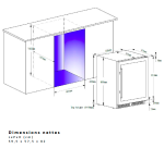 Vinoteca La Sommeliere LSBU51DB2 plano encastre