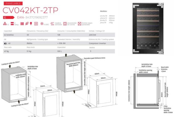 Vinoteca Cavanova cv042kt