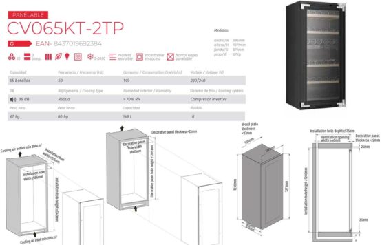 Vinoteca Cavanova cv065kt