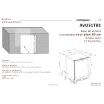 vinoteca avintage avu51tb1 plano encastre