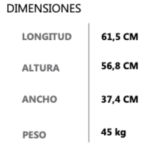 Dispensador Wineemotion DUETTO 4 botellas medidas