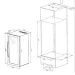 Vinoteca Avintage AVI97X3ZI instalacion plano encastre