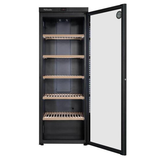 vinoteca la sommeliere vip330vnegra entreabierta frontal ab