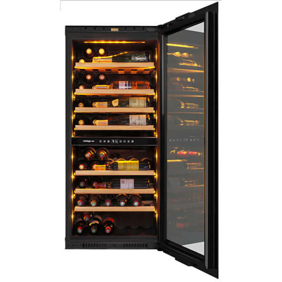 Vinoteca Avintage AVI122Platinum ambar llena frontal