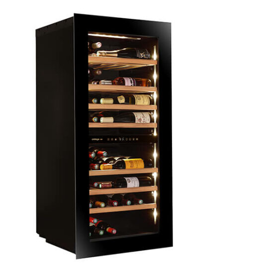 Vinoteca Avintage AVI122Platinum ambar llena lateral calidad