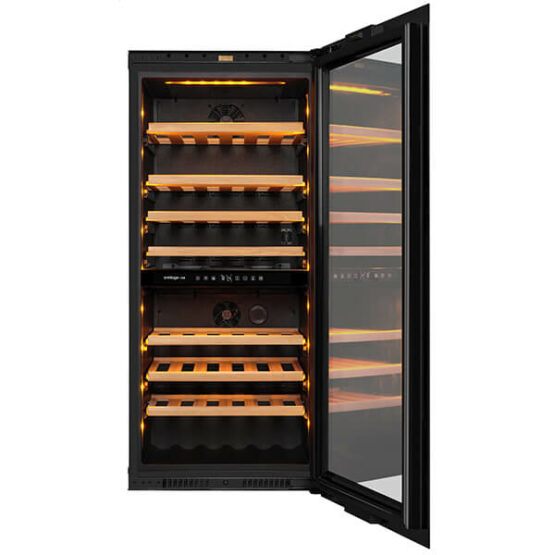 Vinoteca Avintage AVI122Platinum ambar vacia frontal ambar