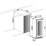Vinoteca Cavin 30D 2T Negra plano encstre