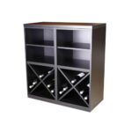 Botellero Merlot 2 Alturas Aspa y Base 652021A