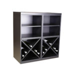 Botellero Merlot 2 Alturas Aspa y Base 652021B