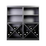 Botellero Merlot 2 Alturas Aspa y Base 652021F