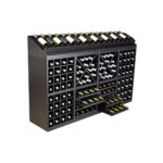 Botellero Merlot 2 Alturas Aspas 4 estantes Celdas y Bandejas exposicion 652043E