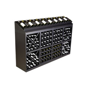 Botellero Merlot 2 Alturas Celdas 4 estantes y Aspas con bandejas exposicion 652045A