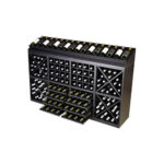 Botellero Merlot 2 Alturas Celdas 4 estantes y Aspas con bandejas exposicion 652045B