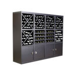 Botellero Merlot 3 Alturas Doble con puerta 4 estantes y aspas 653043B