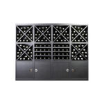 Botellero Merlot 3 Alturas Doble con puerta 4 estantes y aspas 653043F