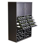 Botellero Merlot 3 Alturas aspas 4 estantes y puerta 653023D