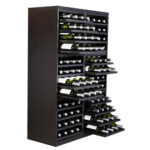 Botellero Merlot 3 Alturas con 4 estantes 653026C