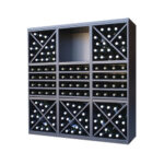 Botellero Merlot 3 Alturas con Aspas 4 estantes medias aspas y base 653034A