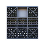 Botellero Merlot 3 Alturas con Aspas 4 estantes medias aspas y base 653034F