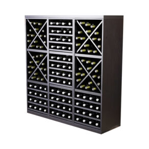 Botellero Merlot 3 Alturas con Aspas y 4 estantes 653033A