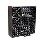 Botellero Merlot 3 Alturas con Aspas y 4 estantes 653033B