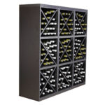 Botellero Merlot 3 Alturas con Aspas y medias aspas 653032C