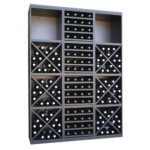 Botellero Merlot 4 Alturas con aspa 4 estantes y base 654031B