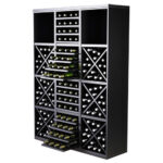 Botellero Merlot 4 Alturas con aspa 4 estantes y base 654031C