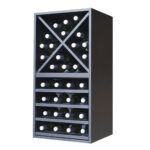 Botellero Merlot Base 2 alturas con 4 estantes y Aspa 624016A