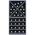 Botellero Merlot Base 2 alturas con 4 estantes y Aspa 624016F