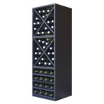 Botellero Merlot Base 3 alturas con 4 estantes y 2 aspas 634016A