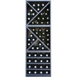 Botellero Merlot Base 3 alturas con 4 estantes y 2 medias aspas 634015FB